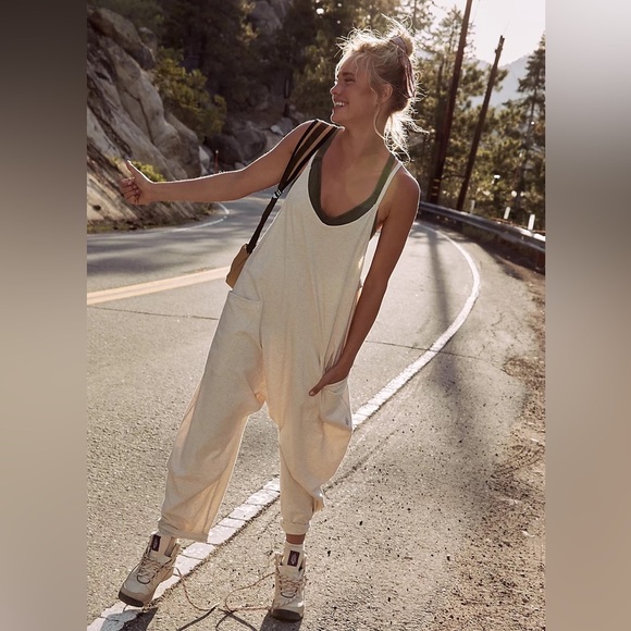 Free People Pants - Free People Hot Shot Onesie Size Large NWT